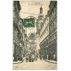 carte postale ancienne 76 ROUEN. Beffroi Rue Grande Horloge 1912