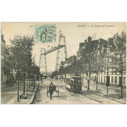 carte postale ancienne 76 ROUEN. Boulevard Gauchoise 1907