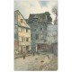 carte postale ancienne 76 ROUEN. Carrefour de la Grande Mesure 1907