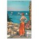 carte postale ancienne 06 Côte d'Azur. Série Pyjama Adia 11512