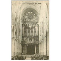 carte postale ancienne 76 ROUEN. Cathédralme Buffet d'Orgues