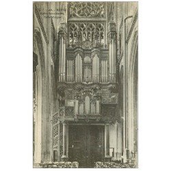 carte postale ancienne 76 ROUEN. Eglise Saint-Maclou Buffet d'Orgue