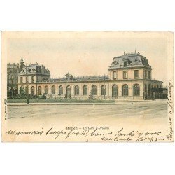 carte postale ancienne 76 ROUEN. Gare d'Orléans 1903