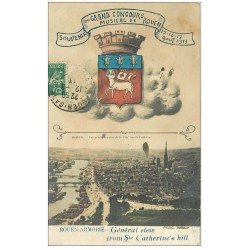 carte postale ancienne 76 ROUEN. Grand Concours Musical de 1913