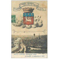 carte postale ancienne 76 ROUEN. Grand Concours Musical de 1913