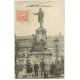 carte postale ancienne 76 ROUEN. Monument Pouyer-Quértier 1904