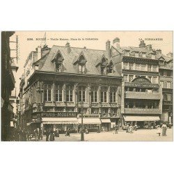carte postale ancienne 76 ROUEN. Place Cathédrale Paris Moderne