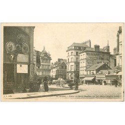 carte postale ancienne 76 ROUEN. Place du Vieux Marché 1903