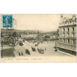 carte postale ancienne 76 ROUEN. Place Lafayette 1922
