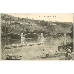 carte postale ancienne 76 ROUEN. Pont aux Anglais