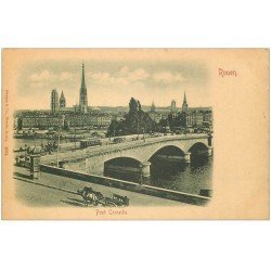 carte postale ancienne 76 ROUEN. Pont Corneille