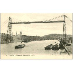 carte postale ancienne 76 ROUEN. Pont Transbordeur