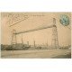 carte postale ancienne 76 ROUEN. Pont Transbordeur 1903