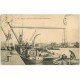 carte postale ancienne 76 ROUEN. Pont Transbordeur Quai Boulet 1907
