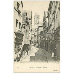 carte postale ancienne 76 ROUEN. Rue Damiette