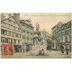 carte postale ancienne 76 ROUEN. Statue Jeanne d'Arc Place Pucelle 1907