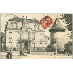 carte postale ancienne 76 ROUEN. Tour Jeanne d'Arc 1914