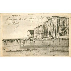 carte postale ancienne 76 PUYS. La Falaise 1950