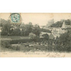 carte postale ancienne 76 PUYS. Jardins 1905