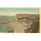 carte postale ancienne 76 PUYS. La Plage 1938. Mauvaise découpe bord gauche