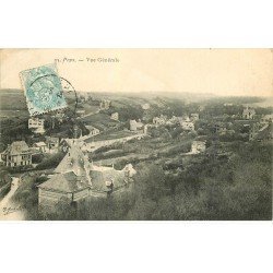 carte postale ancienne 76 PUYS. Vue générale 1905