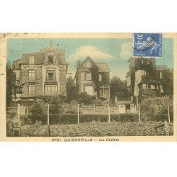 carte postale ancienne 76 QUIBERVILLE. Les Chalets