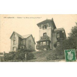 carte postale ancienne 76 QUIBERVILLE. Chalets Brise et Coup de Vent