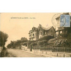 carte postale ancienne 76 QUIBERVILLE. La Côte 1931