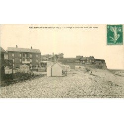 carte postale ancienne 76 QUIBERVILLE. Grand Hôtel des Bains