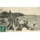 carte postale ancienne 76 DIEPPE. Plage heure du Bain 1910