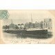 carte postale ancienne 76 DIEPPE. Steamer LA MANCHE de Dieppe à Newhaven 1906