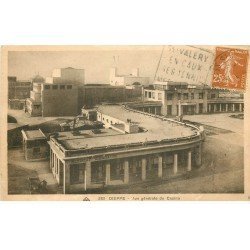 carte postale ancienne 76 DIEPPE. Le Casino 1933 et Syndicat d'Initiative