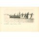 carte postale ancienne 76 LE TREPORT. Halage d'une Barque de Pêcheurs