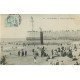 carte postale ancienne 76 LE TREPORT. Plage à marée basse 1906
