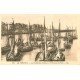 carte postale ancienne 76 LE TREPORT. Flotille des Pêcheurs Entrée du Port