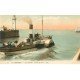 carte postale ancienne 76 LE TREPORT. Le navire Picardie sortant du Port 355