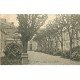 carte postale ancienne 76 ELBEUF. Hôpital Jardin des malades 1905
