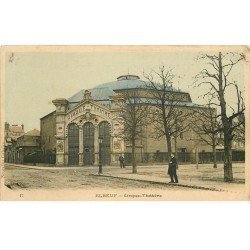 carte postale ancienne 76 ELBEUF. Cirque Théâtre