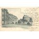 carte postale ancienne 76 ELBEUF. Place Lemercier 1905