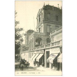 carte postale ancienne 06 GRASSE. Le Casino. Journaux Le Petit Marseillais 1908