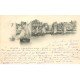 carte postale ancienne 76 LE HAVRE. 1899 Anse des Pilotes et Musée. Timbres 5 centimes 1899