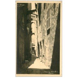 carte postale ancienne 06 GRASSE. Rue Traverse Sans Peur. Photo Richard. Bords dentelés à la ficelle