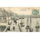 carte postale ancienne 76 LE HAVRE. Jetée et Avant-Port 1907. Enfant trotinette