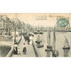 76 LE HAVRE. Jetée et Avant-Port 1907. Enfant trotinette