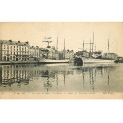 carte postale ancienne 76 LE HAVRE. Yachts Quai d'Orléans