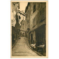 carte postale ancienne 06 GRASSE. Vieille Rue épicerie