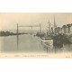 carte postale ancienne 76 ROUEN. Quai de la Bourse Pont Transbordeur