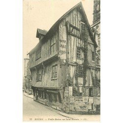 carte postale ancienne 76 ROUEN. Maison Dubocs rue Saint-Romain