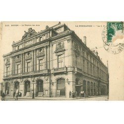carte postale ancienne 76 ROUEN. Théâtre des Arts 1908.