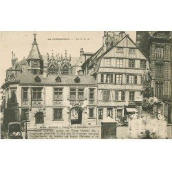 carte postale ancienne 76 ROUEN. Place de la Pucelle autrefois Vieux Marché